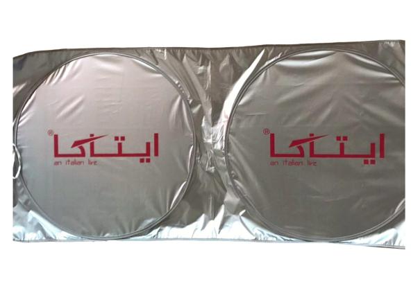 آفتابگیر خودرو هدیه ای کاربردی که تبلیغ شما را همه‌ جا می‌برد